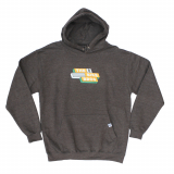 Thebikebros SQUARES Hoodie Charcoal