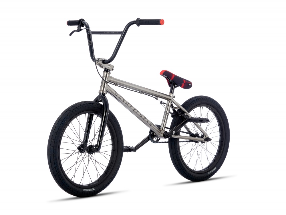 Black and outlet chrome bmx