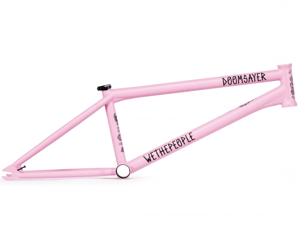 pastel pink bike