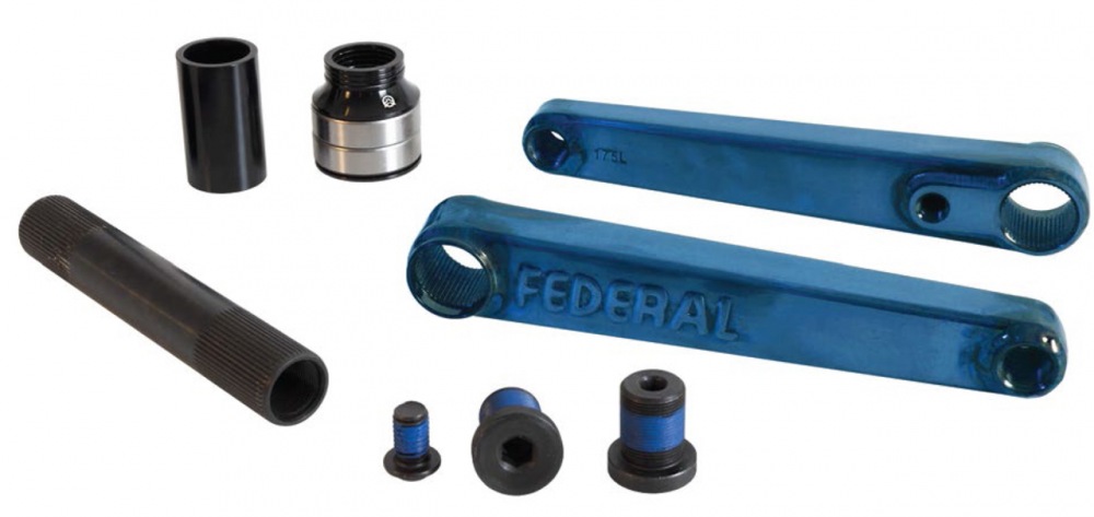 BMX FEDERAL クランク クロムメッキ24mm FEDERAL BMX VICE 3pc BICYCLE CRANKS CHROME POLISHED | eBay