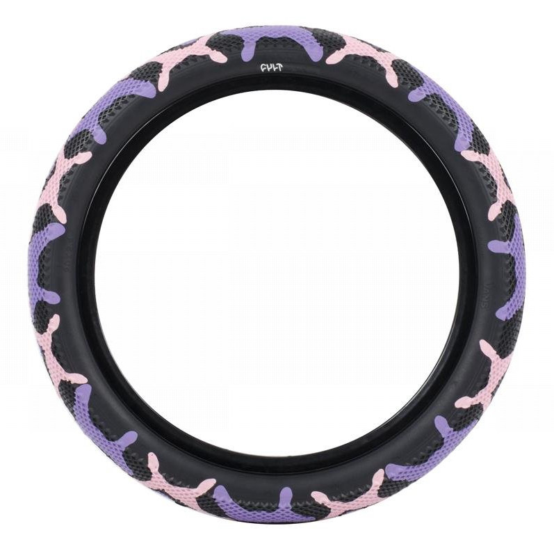 Cult VANS Tyre Purple Camo/ Black Wall | TBB-BIKE
