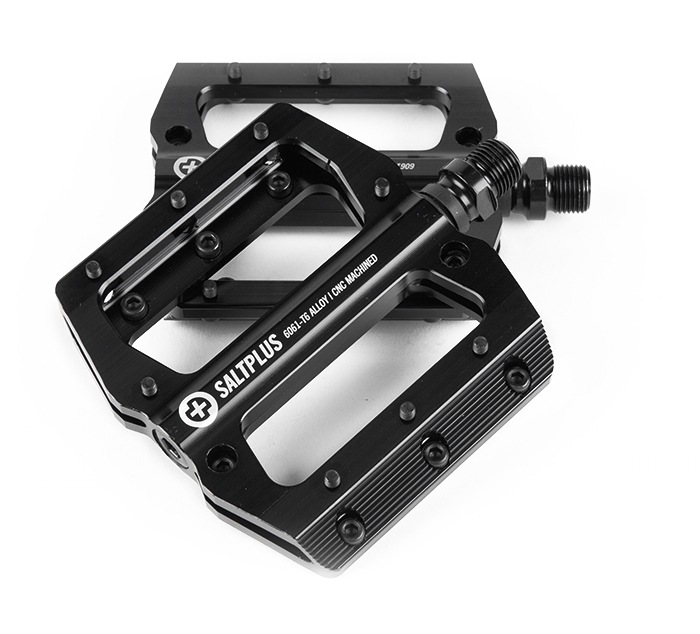 Saltplus ECHO ALU CNC Pedals Black TBBBIKE