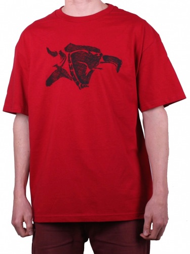 A-Bike.Co ETCHED LOGO T-Shirt Red