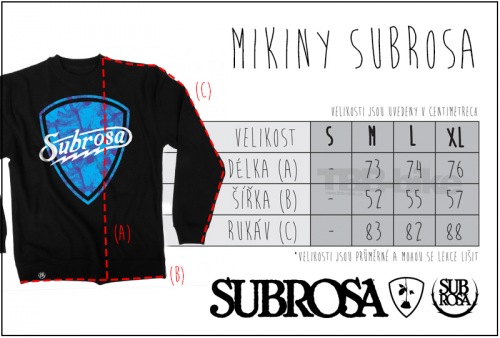 Subrosa PURP SKURP Crewneck Sweatshirt Black