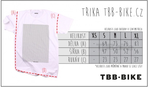 Triko TBB-BIKE THEBIKEBROS White