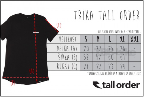 Triko Tall Order LOGO Black