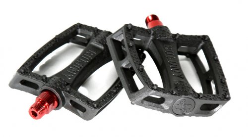Colony FANTASTIC Plastic Pedals Black/Red