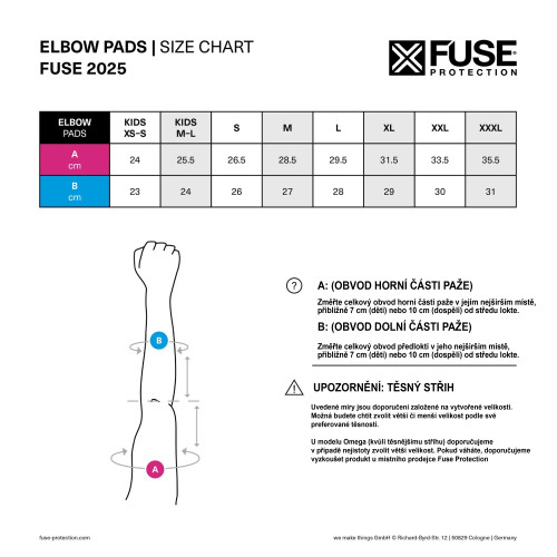 Chrániče loktů Fuse ALPHA CLASSIC