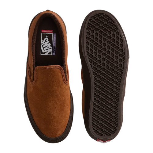 Boty Vans SKATE SLIP-ON Brown/ Gum