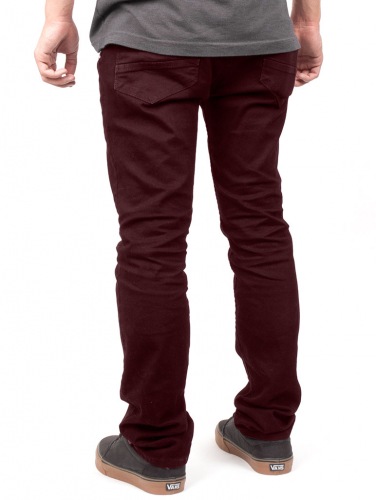Shadow VULTUS Skinny Jeans Maroon