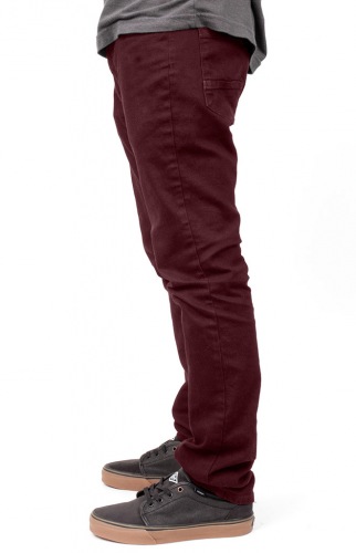 Shadow VULTUS Skinny Jeans Maroon