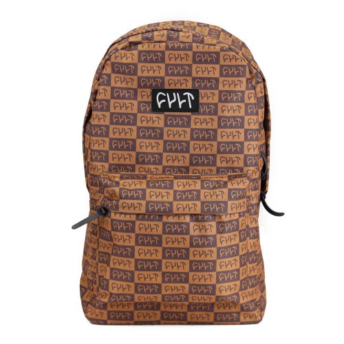 Cult CHECKER Backpack Brown