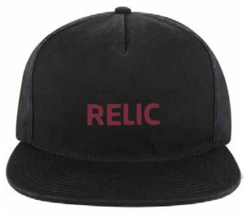 Kšiltovka Relic SCRIPT 5-Panel Black