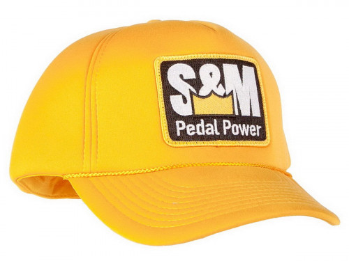 Kšiltovka S&M PEDAL POWER Winter Trucker Gold