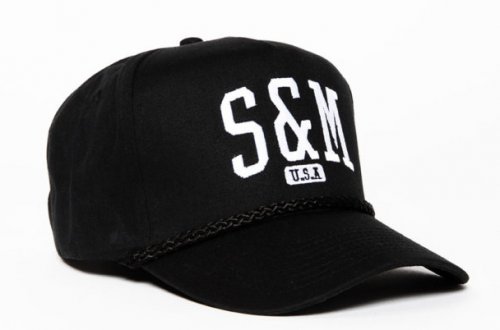 S&M SMU 5-Pannel Hat Black | TBB-BIKE