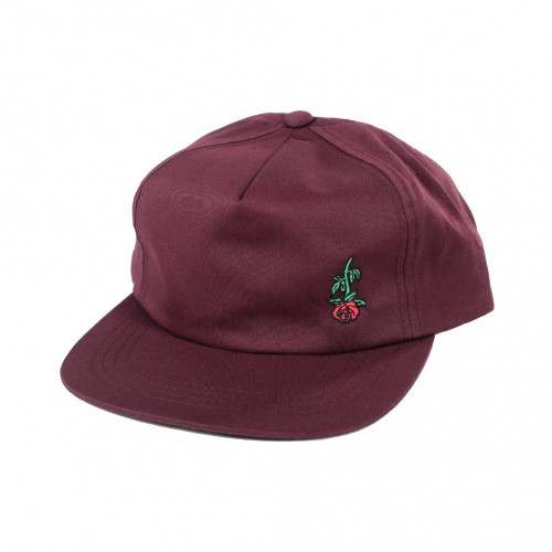 Subrosa ROSE EMBROIDERED Hat Maroon