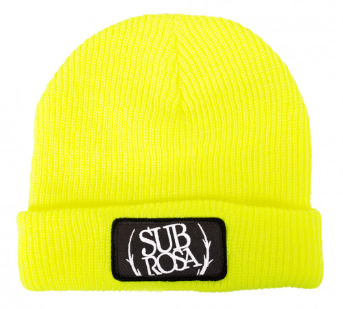 Subrosa BOLD PATCH Beanie Highlighter Yellow