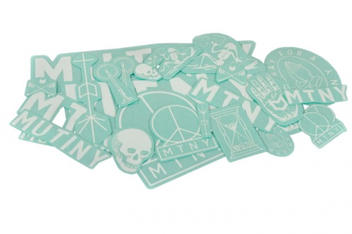 Mutiny NEW Sticker Pack White