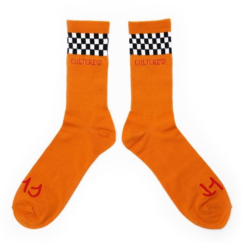 Ponožky Cult EXCITE-BMX Orange/ Red