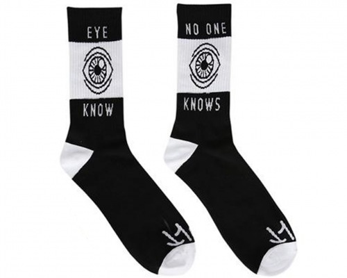 Ponožky Cult EYE KNOW Black/White