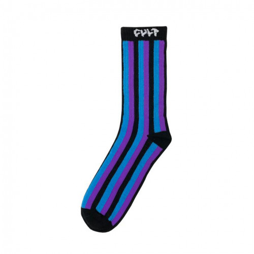 Cult VERTICAL STRIPE Socks Blue / Purple