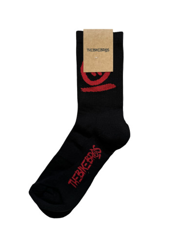 Thebikebros BIG HEAD Soft Socks Black/Red