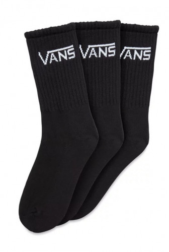 Ponožky Vans CLASSIC CREW Black 3 Pack
