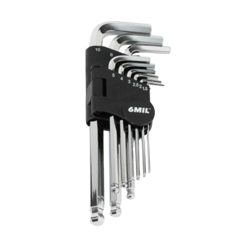 6MIL HS-02 Hex Wrench Set 9 