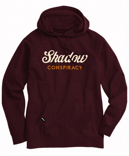 Shadow ENSIGN Hooded Pullover Sweatshirt Maroon