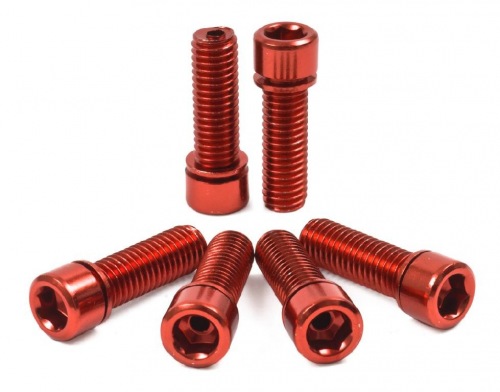 Shadow Hollow Stem Bolts Red