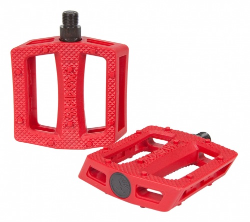 Shadow RAVAGER Plastic Pedals Red