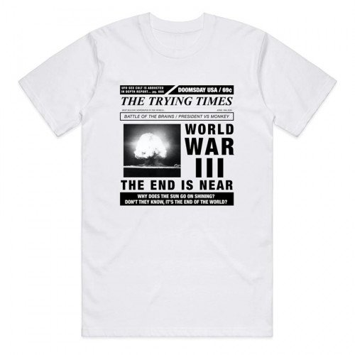 Cult WORLD WAR III T-Shirt White