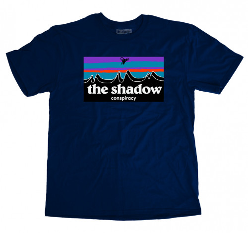Shadow OUT THERE T-shirt Navy
