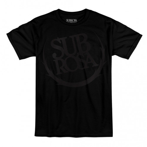 Subrosa BIG CREST T-Shirt Black/Black