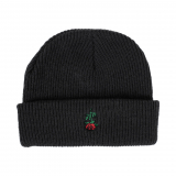 Subrosa ROSE EMBROIDERED Beanie Heather Grey