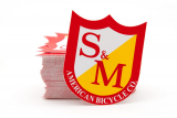 S&M Small SHIELD Sticker Red